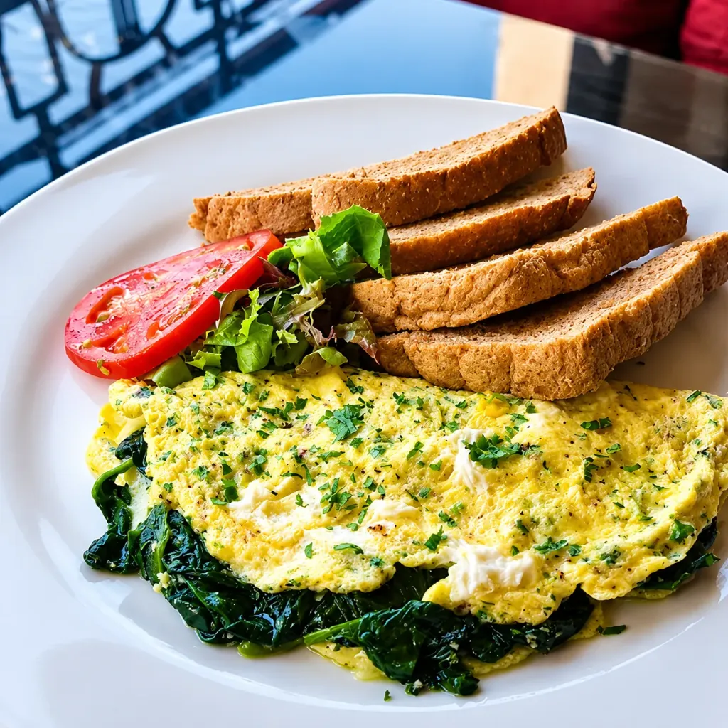 Italian Way Omelette  (Fresh Sauteed Mushrooms)