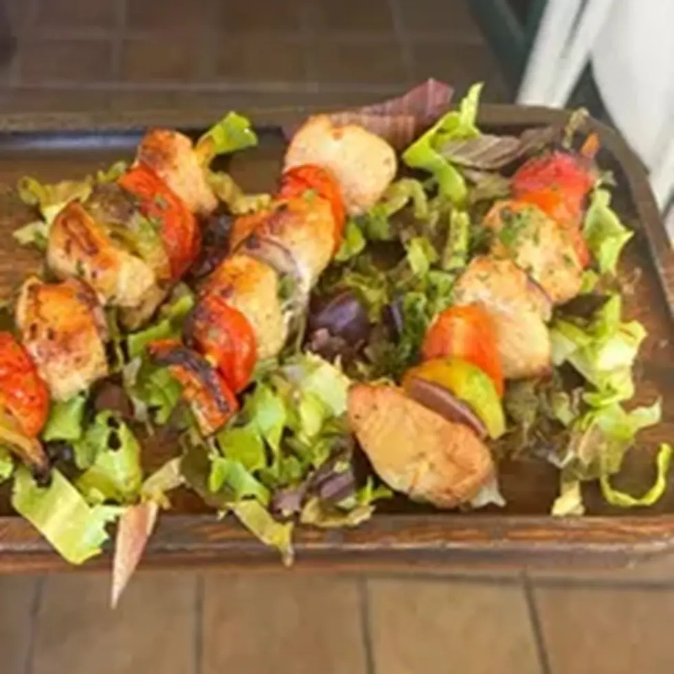 Grilled Chicken Skewers (Green)