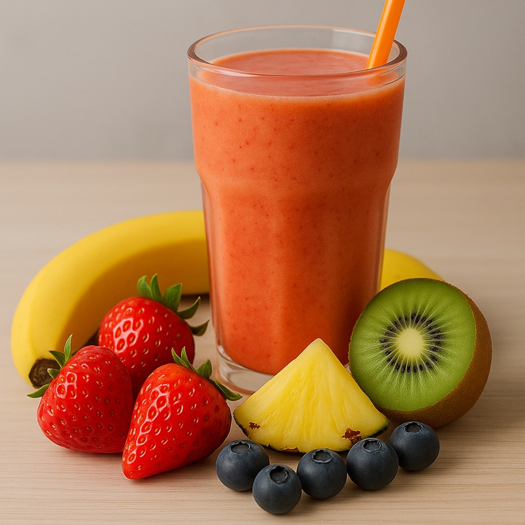 Blended FRESH FRUIT Punch