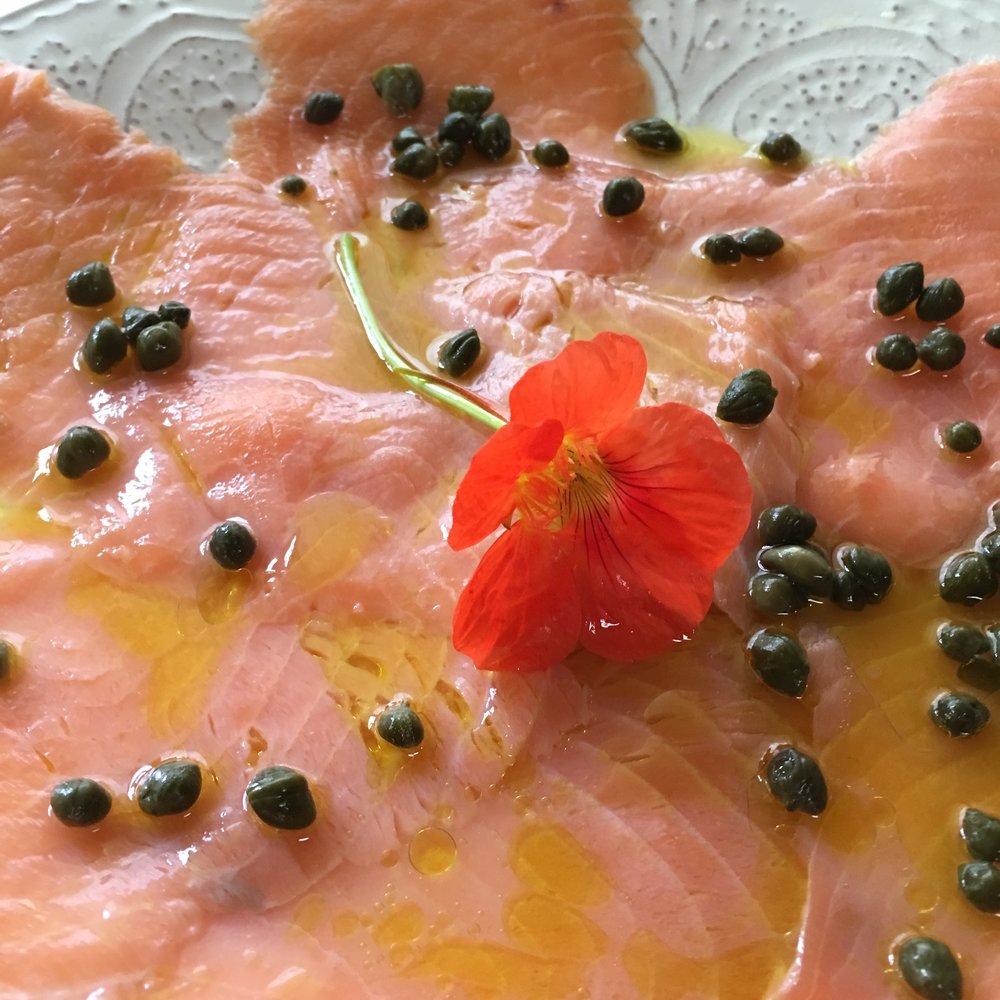 Smoked Salmon Carpaccio